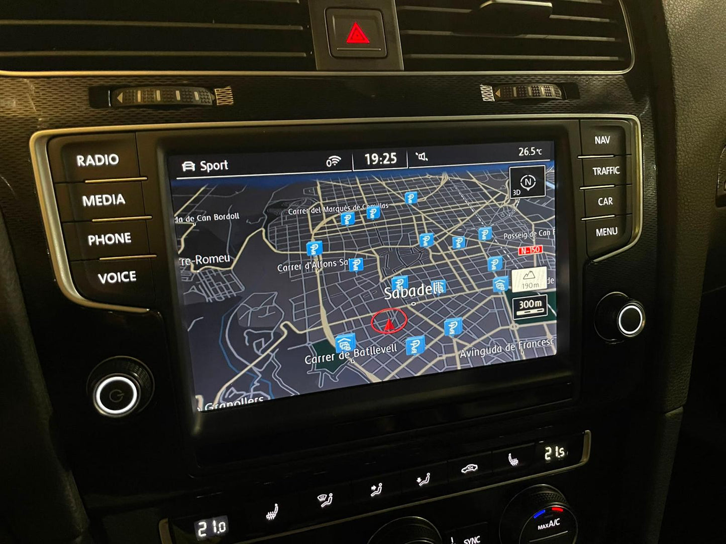 VW GOLF GTD 2.0TDI 184cv DSG año 2016