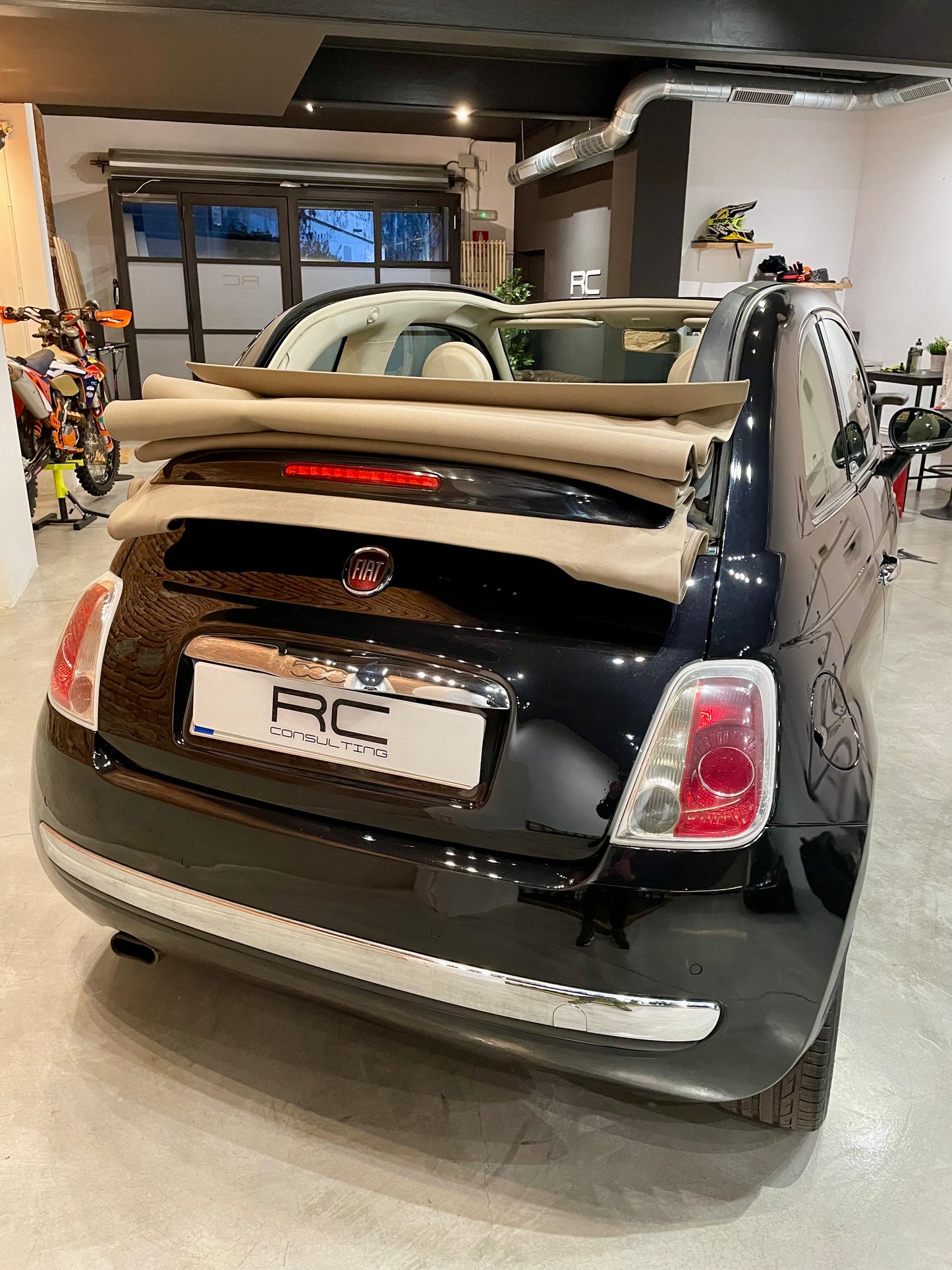 FIAT 500 CABRIO 2010 " Etiqueta C verde" (VENDIDO)