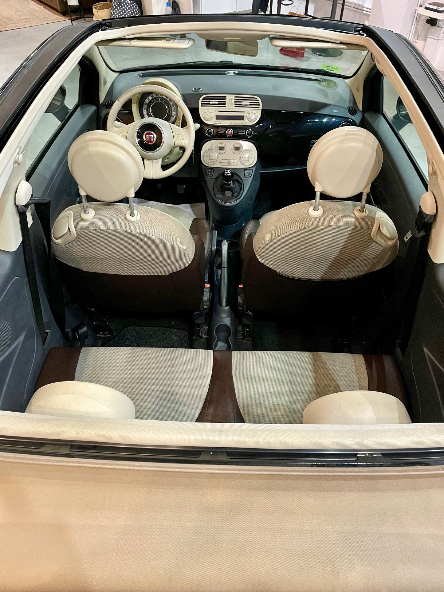 FIAT 500 CABRIO 2010 " Etiqueta C verde" (VENDIDO)